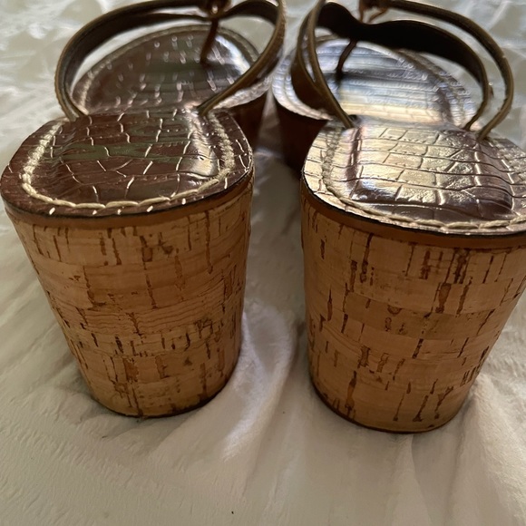 Sam Edelman Sz 8 Wedge Sandals - Picture 4 of 5